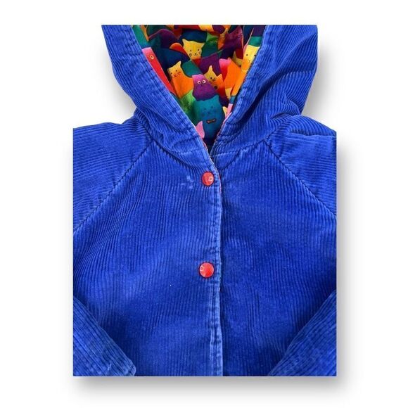 Country Clothiers Kids Cat Corduroy Snap Button Jacket Size Large - Picture 4 of 12